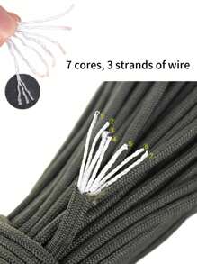 28pcs Multifunction Colorful DIY Paracord, Handmade Woven Rope, Bracelet Weaving, Craft Weaving