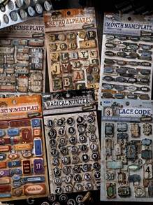 2 Peças/Pacote Adesivos Decorativos de Efeito de Metal Enferrujado e Envelhecido Vintage para Scrapbooking DIY, Álbum de Fotos, Artesanato, Materiais Escolares, Volta às Aulas