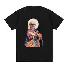 I Believe In Joost Klein Funny Jesus T Shirt Men Women Clothing Vintage Harajuku T-Shirt 100% Cotton Casual T-Shirts Streetwear - Black - View 1