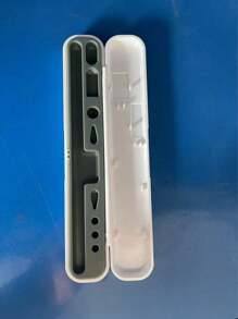 1 pieza Caja de almacenamiento para Lápiz Apple, compatible con la 1ra y 2da generación, incluye adaptador y cubierta para la punta, portátil