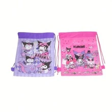 Sanrio Drawstring Backpack - Contemporary Non-Woven Fabric Pouch For Daily Office Supplies