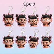 Nezha 2 Around The Acrylic Keychain Pendant Small Gift