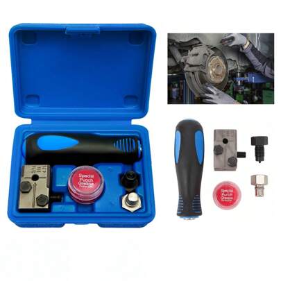 Utensile per allargare tubi da 3/16 di pollice, utensile per svasatura manuale da 4,75 mm, per aria condizionata, linee automobilistiche, design efficiente, durevole, tubi quadrati, compatto e leggero Lungo