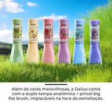 Kit Esmalte Dailus Cores Pastel Coleção Funky Flower Lançamento 4 Cores