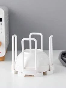 Expandable Kitchen Storage Rack With Drainage - Plastic Dish Rack - Multicolor - View 1