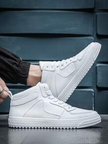 男士时尚休闲运动滑板鞋，低帮透气厚底运动鞋