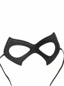1pc Women's Sexy Accessories Fashion Leather Black Nightclub Makeup Ball Eyemask Mask Party Mask, Rave