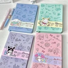Cuadernos de Sanrio My Melody, Cuadernos de dibujos animados de moda Kuromi, Cuadernos escolares lindos Cinnamoroll, Diarios animados de Pochacco, regalos creativos para fiestas