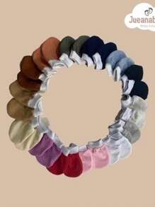 Kit 3 Pairs Of Baby Gloves For Newborns, Baby, Children, 100% Cotton, Own Production - 各種男孩顏色 - 查看 4