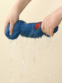 1 Pezzo Asciugamano per capelli in microfibra ad asciugatura rapida - in morbido pile corallo, cuffia da doccia assorbente, turbante per l'asciugatura dei capelli ultra assorbente, ricamato, senza formaldeide, accessori da bagno