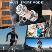 EIGIIS Bluetooth Call Smart Watch For Men(Answer/Make Calls), IP68 Waterproof 1.46" Big Screen Fitness Watch Tactical Smartwatch With Multiple Sports Modes Sleep Tracker Pedometer Calorie For IOS Android - 灰色 - 查看 7