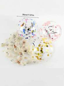 随机 8/16 件节日派对装饰，开斋节快乐气球，用于家庭派对装饰 - 彩色 - 查看 5