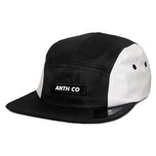 Anth Co Strapback 5 Panel Berlin Straight Brim Cap