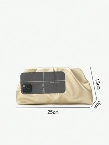 Dancing Engine 钱包和手提包 奢华设计师单肩包 PU 皮革晚装手拿包 钱包 女士包