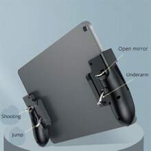 Claw PU-BG Controller For IPad/Tablet, H11 Six Finger Game Joystick Handle Trigger Aim Button Trigger, L1R1 L2R2 Shooter Gamepad, Plug And Play Gaming Controller For PU-BG/Knives Out/Ca-Ll-Of-Duty - 黑色 - 查看 6