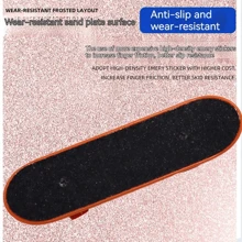 Finger Skateboard, alliage anti-stress et plastique, mini skateboard créatif, jouet de bureau, cadeau d'anniversaire, cadeau de Pâques, cadeau de vacances, cadeau parfait, cadeau