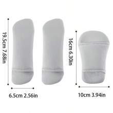 3-Piece Stroller Shoulder Pad, Child Car Seat Belt Pad, Stroller Crotch Strap Protector Set, Baby Carriage Accessories - Multicolor - View 10