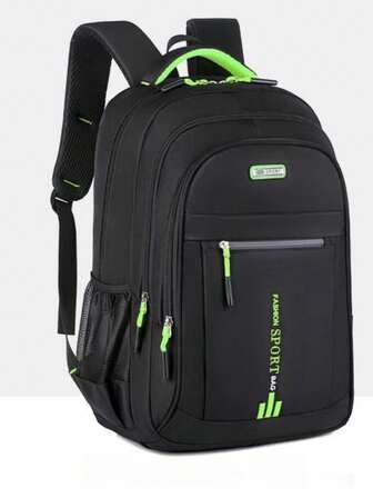 Stylish And Versatile, It Is Perfect For Campus Travel, Backpacks For Junior High And High School Students, Perfect For Campus Travel, Large Capacity, And Summer Springbreak Step Into Spring Beach Bag School Supplies, School Bookbag, Big Backpack, Back To School Bags, Waterproof, Laptop Compartment, Luggage Strap Design, Lightweight, Portable, Boys And Men, Perfect For Back To School, First Day Of School, Middle School, High School Large Capacity Bag Travel Bags Laptop Bag Office Bag