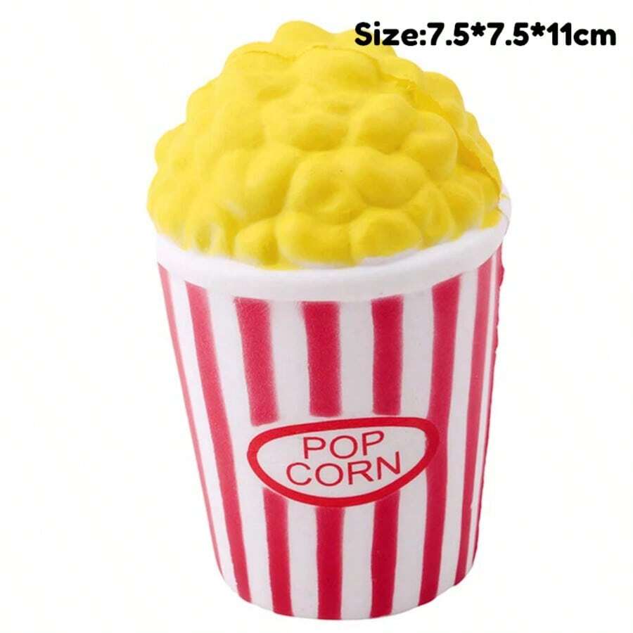 Jumbo Kawaii Squishy Toys Slow Rising Squeeze PU Popcorn Animals Anti Stress Relief Squishies Toy For Xmas Gift - Black - View 1