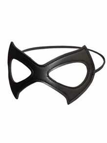 1pc Women's Sexy Accessories Fashion Leather Black Nightclub Makeup Ball Eyemask Mask Party Mask, Rave
