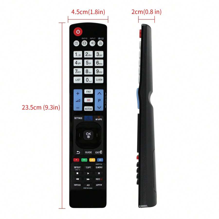 AKB73615303 Universal Replacement Remote Control Compatible With L&G LED TV 32LN5700 37LN540B 50PM470T 50PM670T 32LM620T 42LM620S 42LM620T 42LM660T 60PN6500 32LN5400 32LN540B