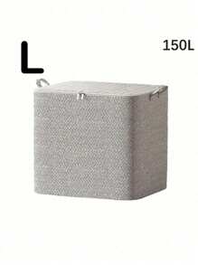 Grandes sacos de armazenamento, caixas de armazenamento de roupas, organizadores de armários dobráveis, recipientes de armazenamento com alça reforçada para roupas, cobertores, edredons, lençóis, travesseiros e brinquedos (cinza), caixas de armazenamento com tampas, caixas de mudança, organizador de sapatos