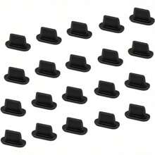 10/20/50pcs Anti Dust Plugs Compatible With Iphone 14, 14 Pro Max, 13, 13 Pro, 12, 12 Pro Max, 11, 11 Pro, X, XS, XR, 8, 7, Charging Port Dust Cover Silicone Dust Plugs, Black - Multicolor - View 16