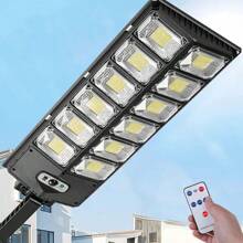 商用 1000000LM LED 户外黄昏至黎明太阳能路灯道路区域灯，适用于小路、庭院、露台的户外花园照明 - New - 查看 5