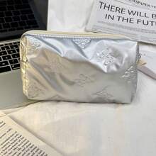 心形图案化妆包，大容量收纳袋，多功能旅行洗漱包 - 彩色 - 查看 8