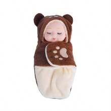 HUANG ER 1个/6个4英寸迷你重生娃娃套装：可水洗逼真娃娃，配有衣服，适合女孩、男孩、幼儿和儿童，生日礼物、返校礼物。 - 彩色 - 查看 19