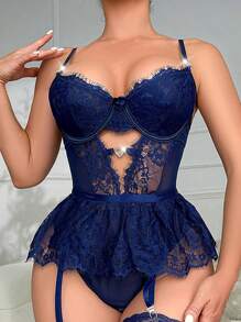 1 pieza Mono con lentejuelas y lentejuelas sexy para mujer, apto para uso en casa y ropa interior