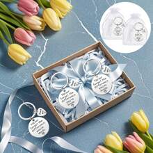 36 Peças Presente de Apreciação de Funcionários para Colegas de Trabalho, Presentes de Agradecimento em Massa com Chaveiros, Sacolas com Cordão e Cartões, Adequado para Colegas, Enfermeiras, Equipes, Temporada Escolar e de Formatura [O Conjunto Inclui 12 Chaveiros, 12 Sacolas de Presente e 12 Cartões de Agradecimento, Sem Caixa de Presente Disponível] Acessórios para Carro, Encantos de Bolsa, Mochilas para a Escola, Gótico Fofo Y2k, Cordões com Porta-Crachá