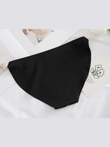 7pcs/Pack Women Cute Printed Ice Silk Breathable Hipster Panties, Student & Teen Girls Underwear