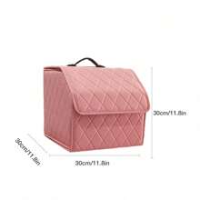 1 Stück Kofferraum Organizer Große Kapazität Box Auto Mehrzweck Werkzeuge Aufbewahrungstasche Verstauen und Ordnen PU Leder faltbare Tasche für Notfall Aufbewahrungsbox