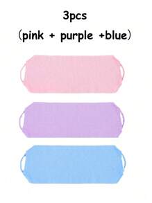 Long Exfoliating Back Scrubber Loofah With Handles, Back Exfoliato Washcloth Exfoliating Body Scrubber Back Scrubber, Stretchable Pull Strap For Women Men Body Deep Cleaning Massages For Shower Japanese Bath Wash Cloth Korean Exfoliating Luffah Towel Beauty Washcloth Sponge Loofah Body Scrub Home Bathroom Decor Fall Decor Back To School