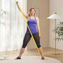 Resistance Band Strength Training Yoga Pilates Stretching Band Home Fitness Yoga Band Pilates Resistance Band 1.5m - Multicolor - View 6