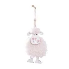 1Piece Felt Sheep Hanging Decorations Adorable Easter Charms Cute Lamb Hanging Ornaments For Home Holiday Party Decor Sheep Plush Decorative Items Easter Decorations Easter Decor Party Gift Gifts Birthday Graduation