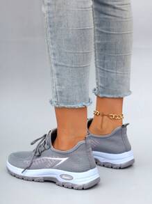 STEPREACH Spring New Women's Casual Sneakers, Fashionable Breathable Lightweight Non-Slip Flat Loafers