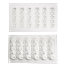 DIY Caterpillar Silicone Baking Mold String Balls Chocolate Candy Biscuit Cake Jelly Ice Mould Cute Gifts Soap Candle Making Set