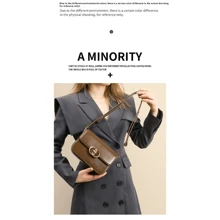 High-End Small Square Bag Women's Bag New Lock Fashionable And Simple Commuter Shoulder Messenger Bag