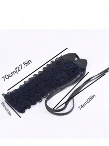 1pc Women's Lace Tie-Up Belt Wide Cinch Waistband Halloween Valentine's Day Summer, School
