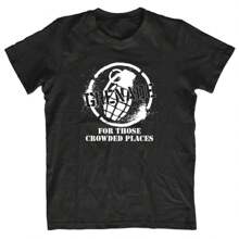 Adults Funny Comedy T-Shirt Fathers Day Cistmas Present Birthday Gift - GRENADE For Crowded Places
