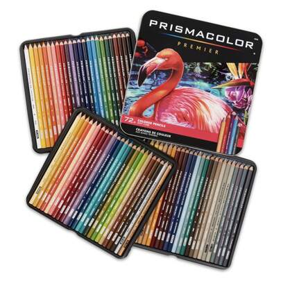 Prismacolor Premier Colored Pencils, Soft Core, Perfect For Sketching, Drawing, Art, Coloring, Assorted, 72 Count