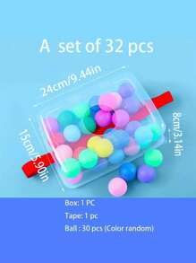 32pcs/Set Chicken Lay Egg Shake Ball Box, Funny Team Building Activity Game Props For Events, Parties And Gatherings - Multicolor - View 2