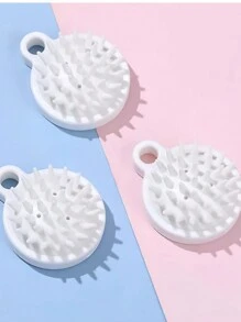2 piezas Cepillo de masaje para champú, peine para lavarse el cabello, artefacto para masaje del cabelludo, cepillo suave para champú, cepillo de champú - Spa para la cabeza para aliviar la fatiga, mejor regalo para damas, productos para el hogar, cepillo de masaje para el baño en casa