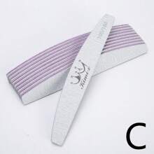 25 pezzi/50 pezzi/100 pezzi Lime per unghie in legno sottile grigio - Lime per unghie a doppia faccia da 100/180 grana, lavabili, riutilizzabili, strumenti per manicure per unghie naturali e acriliche, per uso domestico e in salone