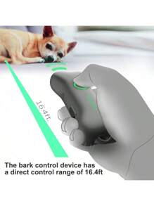 Neues tragbares Smart-Hunde-Anti-Bellen-Gerät, tragbarer Ultraschall-Hunde-Vertreiber, USB-aufladbar, praktisches Trainingsgerät, Hochleistungs-Ultraschall-Sprachsteuerter Hunde-Trainer, Innen-/Außen-Tiervertreiber, Ultraschall-Anti-Bellen-Gerät, Vertreiber, Anti-Lärm-Störung Hunde-Trainingsgerät