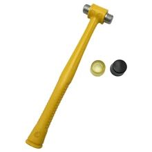 Rubber Mallet, Double-Sided Rubber Hammer, Small Rubber Mallet, Suitable For Vinyl Flooring, Ceramics, Crafts, Jewelry Making
