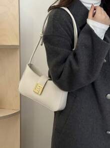 Mini Women's Shoulder Bag, Valentine's Day Gift - White - View 3