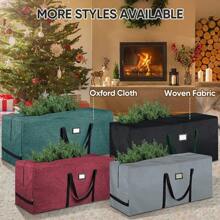 7.5 Ft Extra Large Christmas Tree Storage Bag With Reinforced Handles And Dual Zippers For Wide Opening (Green),Boho Vibes